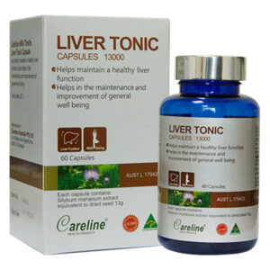 0009040 careline liver tonic capsule tre hoa gan bao ve gan 450