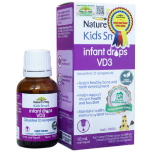 0011127 kids smart infant drops vd3 natures way bo sung vitamin d3 tinh khiet cho tre 450